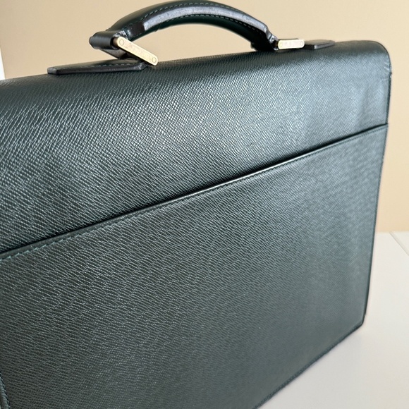 Louis Vuitton Kourad Leather Satchel Serviette Ambassadeur Briefcase business ba - Picture 2 of 12